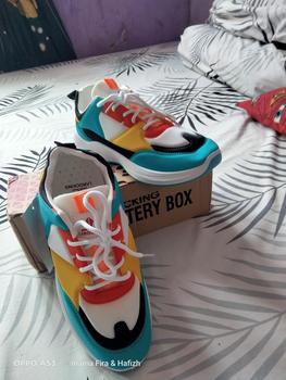 Product Review of Larocking - Zavyr Biru Kuning | Sepatu Sneakers Running Gym Shoes Abu Outdoor from m**a f**🖤 1