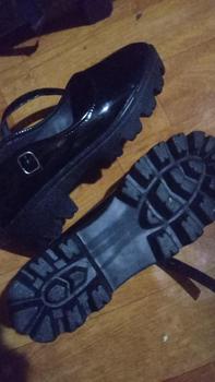 Product Review of Sepatu loafers wanita sepatu Loly MJ Hitam Putih Shoes Sandal Sendal fantofel  korea from ** 1