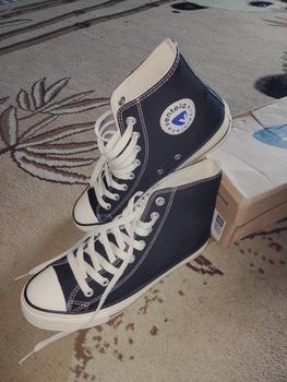 Product Review of Ventela Ethnic High Black Natural Sepatu Sneakers Pria (Siluet 70s) Canvas Shoes Casual from —**𝙉 0