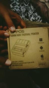 Product Review of Eppos EP5813 Mini Mobile Printer Thermal Bluetooth 58mm Portable RPP02N EP 5813 Print Struk PPOB Mokapos Qasir Pawoon EP-5813 Baterai Hitam Paper Label from R**t K**e 0