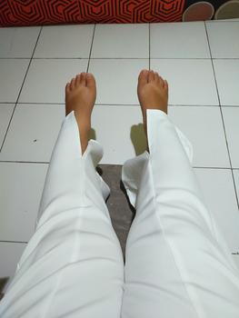 Product Review of FIXUP | (M-XXXXL) MONA CUTBRAY HIGHWAIST KULOT ANTI LECEK Wanita Celana Panjang Hitam from F**n 0