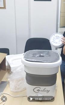 Product Review of SPEEDS Mesin Cuci Portabel Mesin Pengering Air Kecil Mini Washing Machine Dinamo Mesin Pencuci Pakaian 206-23 from K**y 0