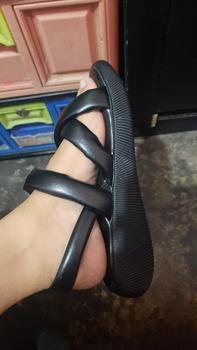Product Review of LAPEPA YUK - Sepatu Sandal Wanita Wedges VIVIAN Model Silang dua Tali Strap Belakang Hak Tinggi Sole 3 cm Spatu Sendal Gunung Cewek  Size 36 37 38 39 40 41 Warna Hitam Black Kekinian Premium Terbaru Shoes Ori Original Mall Official Store Promo from n**a 1
