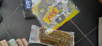 Product Review of Gir depan belakang 415(Tipis) SSS Vixion old/New,  Mxking, R15V2,  Xabre, Byson dan ( rantai gold bukan SSS ) Gear from y**n 1