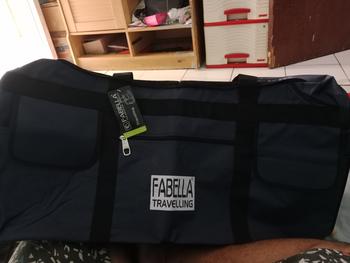 Product Review of Tas travel BIG SIZE tas pakaian fabella tas mudik tas jalan bepergian tas minggat jumbo ori baju from n**i 1