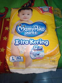 Product Review of MamyPoko Pants  Jumbo M48 L42 XL38 X-tra Kering from T**i 0