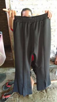 Product Review of FIXUP | (M-XXXXL) MONA CUTBRAY HIGHWAIST KULOT ANTI LECEK Wanita Celana Panjang Hitam from p**i b**g 0