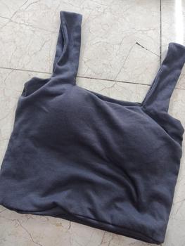 Product Review of Áo croptop cổ vuông trơn có mút ngực trẻ trung áo 2 dây bảng to hai lớp basic sexy chất vải borip tôn dáng Lch from b** đ** N**c m** n**n x** 0