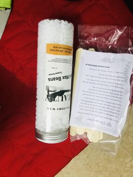 Product Review of Hủ 400g Sáp Wax Lông + Que gỗ waxing - Sáp wax dẻo, wax sạch lông cứng, lông tơ Kem from H**i T**g 9** 0