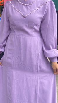 Product Review of claudy dress satin premium - gaun pesta muslimah gaun kondangan dress wanita muslimah dress kondangan lamaran terlaris Nyaman from H**h 0