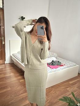 Product Review of Savnion - Yebin knit set / setelan knit wanita from m**k 1