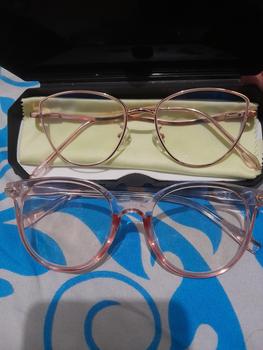 Product Review of (BELI1 GR4T1S 1)FRAME KACAMATA BESI CAT EYE QINAN SERIES Bluecromic Frame Perempuan Antiradiasi Blueray Cewek Lensa Photocromic Glasses Eyewear from l**z 1