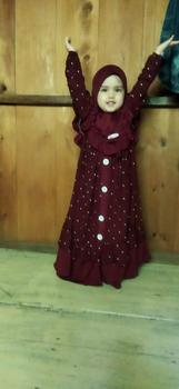 Product Review of Gamis Anak Onde Kids Alifa Baju Muslim Perempuan Dress from d**i 0