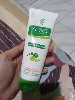 Product Review of Acnes Creamy Wash Complete White Oil Control Deep Pore Yogurt Touch 50gr 100gr || Sabun Cuci Muka Anti Jerawat Badan from s**a 0