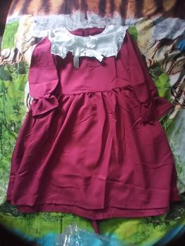 Product Review of Dress anak lengan panjang / Dress import anak Korean style / Gaun pesta anak perempuan usia 6 7 8 9 10 tahun / Dres anak tanggung/ Kids Queen665 from e**g 1