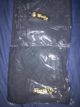 Product Review of SELLA GARIS BLACK CELANA BAGGY JEANS Bordir Kantong Karet Samping from R**️ 0