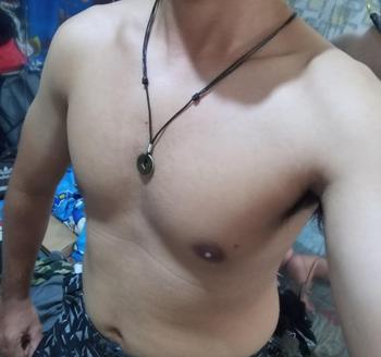 Product Review of Kalung Tali Pria Wanita Liontin Koin China Besi Anti Karat from A**y 0