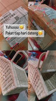 Product Review of KERANJANG PIKNIK ROTAN KOTAK from T**n b**i 0