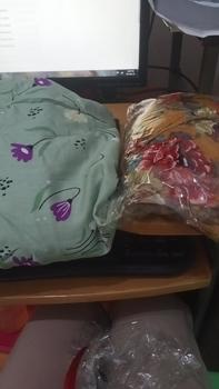 Product Review of Daster ellisa motif bunga from q**t 1