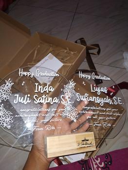 Product Review of Akrilik custom lettering bulat, untuk gift kado anniversary hari jadi, wisuda graduation, birthday ulang tahun, wedding pernikahan, dll Gift - TOKA from ** 0