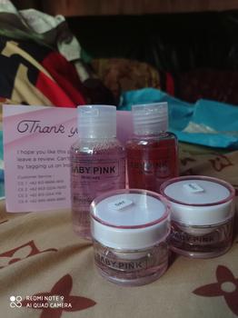 Product Review of Baby Pink Skincare - Exfoliating Toner Memudarkan Flek Hitam Di Wajah Pemutih Wajah Dan Mengangkat Sel Kulit Mati kotoran Mencerahkan from f** 0