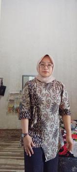 Product Review of Atasan Batik Couple Blus dan Hem Pria Best Seller Kain Katun (Motif Ukel Sopal) Batik Blouse Baju Seragam Pasangan Sarimbit Keluarga from A**a 2
