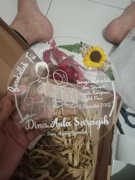 Product Review of Akrilik custom lettering bulat, untuk gift kado anniversary hari jadi, wisuda graduation, birthday ulang tahun, wedding pernikahan, dll Gift - TOKA from A**g 3