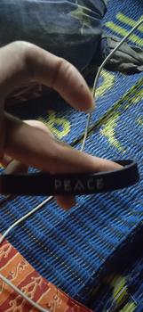 Product Review of Peace - Hitam - Gelang Wristband by Embracelet from s**a 2