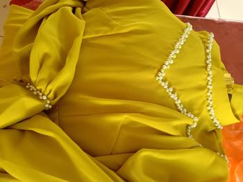 Product Review of claudy dress satin premium - gaun pesta muslimah gaun kondangan dress wanita muslimah dress kondangan lamaran terlaris Nyaman from C**e 0