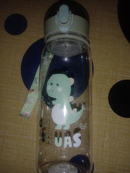 Product Review of Botol minum anak motif Dino Lion Rabbit 580ML from A** 0