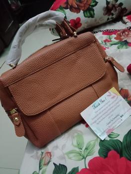 Product Review of SLINGBAG TOPI Kulit jeruk premium from 🍓**🍓 0
