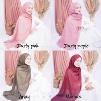 Gambar RIFANYHIJAB Bella Pashmina Hijab Wanita Muslim Pink Kerudung Empat Syal - Mocca dari Rifany Hijab_NEW undefined 4 Tokopedia