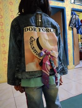 Product Review of 3D JAKET JEANS VIRAL SNOW PITA ANAK PEREMPUAN UMUR 1-10 TAHUN bunda #Katun #Santai from r**i 1