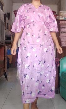 Product Review of Paket 3pcs Daster Kimono Long Busui Motif Belah Samping Panjang Bumil Katun Rayon from R** S**1 0