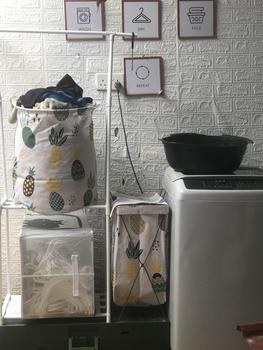 Product Review of Dejavu Laundry Bag Keranjang Baju Lipat Tempat Pakaian Kotor Laundry Basket Tempat Cucian Baju Penyimpanan Mainan Anak Serbaguna HSB217 from N**a 0