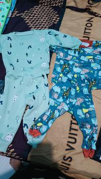 Product Review of Nanaku Baby - Setelan Baju Bayi Piyama Bayi Lengan Panjang Kancing Pundak Unisexs Motif Printing Gaffy Usia 3-12 Bulan from z**y 0