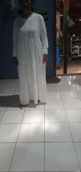 Product Review of Gamis Rempel Susun Bahan Crinkle Airflow / Busana Muslimah Terbaru / Gamis Wanita Terbaru Nyaman Remaja Dress from p**k m** ** a**g 0