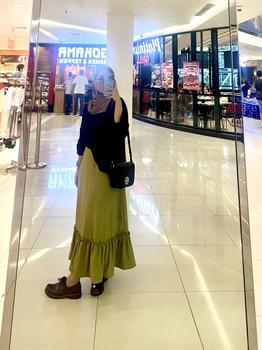 Product Review of Olin Skirt / Rok Ruffle / Rok Korea Polos Cantik Karet from S**i A**g 2