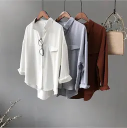 KOREAN STYLE KEMEJA MADANIA BAHAN TWISTCONE