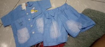 Product Review of SETELAN KEMEJA ANAK 1-4TAHUN/KEMEJA Denim JERAPAH Laki-Laki SALE 3.3 from m**w A**e 0