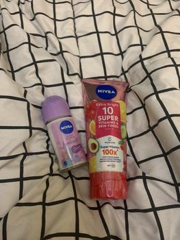 Product Review of NIVEA Body Care Package - Extra Bright 10 Super Vitamins + Shaveless Deodorant - Mampu  Mencerahkan Ketiak dan Melembutkan Kulit from t**s 1