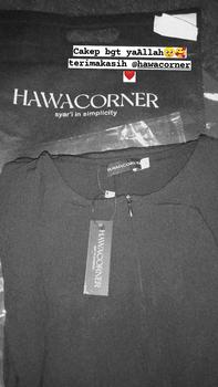 Product Review of HAWACORNER - ROSA DRESS Rayon Crinkle Ironless Cantik Muslim Wanita Gamis from H**🐮 0