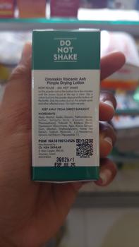 Product Review of Volcanic Ash Pimple Drying Lotion 20ml - PIMPLE SPOT VOLCANIC ASH- OBAT TOTOL JERAWAT from T**a D** A**n 1