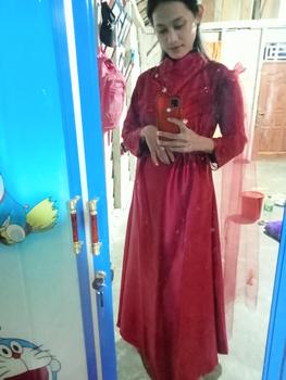 Product Review of Nikita Dress Queenbee Fashion Gamis Muslim Wanita Pesta Kondangan Bridesmaid Wisuda Brukat Tile Bordir Motif Payet Mutiara from s**a 1