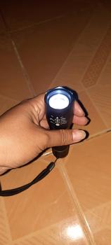 Product Review of Senter Super Terang Waterproof LED Rechargeable Baterai Tactical Anti Air Lampu SWAT Zoom Murah Free Charger from e**a 2