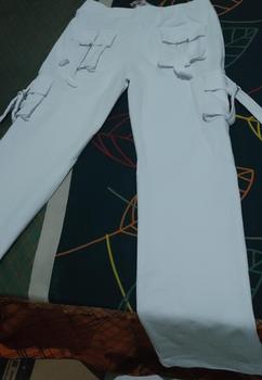 Product Review of Celana Olaraga Panjang Kargo Putih Kantong 4 Yovis Sport/Celana Senam Pdl Wanita Trendy Dan Terlaris olahraga sport from L**r 0