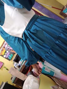 Product Review of DRESS NABILLA BY HAURA DRESS KATUN Wanita Toyobo Karet Casual Busui Balon from 𝕰**🦕 1
