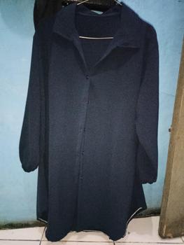 Product Review of ADELA Kemeja Tunik Crinkle Airflow by Sabilakiyowo Muslim Nyaman Panjang Atasan Kancing from g**l 0