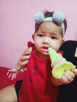 Product Review of Bandana bayi Pom-Pom,Bandana anak 0-2th from h**1 1