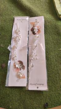 Product Review of Headpiece kawat lentur elegant wedding from Q**8 1